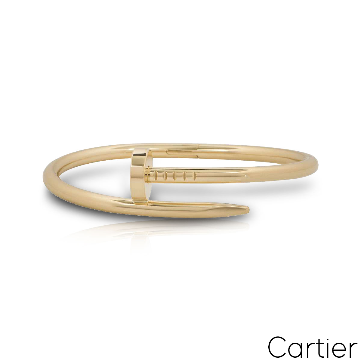 Cartier Juste Un Clou 18K Yellow Gold Large Model Size 18 Bracelet – The  Back Vault